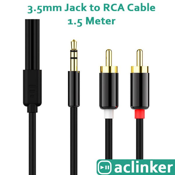 HDMI to RCA Cable 1.5 HDMI Male to 3RCA AV Composite Male Connector Ad –  ACLINKER