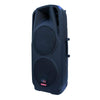 Dual 10" inch Portable Karaoke Mobile Bluetooth PA Speaker Sound System Battery + 2 UHF Microphone