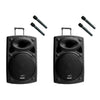 2x12" Inch TWS Linkable 1400w Powerful Bluetooth PA Speakers 5.0 Portable Sound System