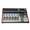 SE-8 Live Audio Mixer 8 Channel Mixer incl. USB Bluetooth Soundcard Phantom Power