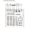 SE-6 Live Audio Mixer 6 Channel Mixer incl. USB Bluetooth Soundcard Phantom Power