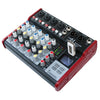 SE-6 Live Audio Mixer 6 Channel Mixer incl. USB Bluetooth Soundcard Phantom Power