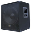 PA System Package with 15" Subwoofer 15" Portable Speaker UHF Mics and Pole