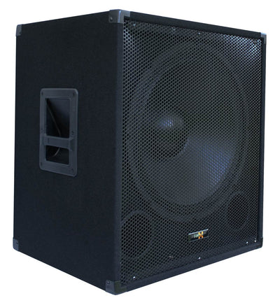 3000w Vocal Sound System - 2x 15" Active PA Speakers + 2x 15" Active Subwoofers  + 2x Wireless UHF Mics + Poles