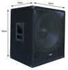 2400w Bluetooth Vocal Sound System - 2x 15" Active Speakers + 1x 15" Active Subwoofer + Wireless Mics + Stands