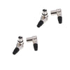 Heavy Duty XLR 3 Pin Male Female Right Angle Jacks 7 Position Adjustable