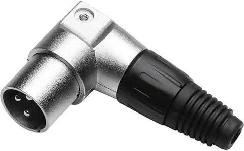 Heavy Duty Right Angle 3 PIN XLR Connector Male Plug 90 Degree Mic Cable Jack