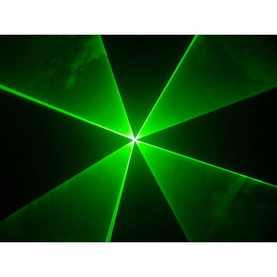 CR Compact Green 100mw Laser Disco Light Party Set 400w Smoke Machine + 1L Liquid