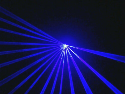 CR Laser Compact Blue 500mW Laser Disco Light Auto Sound DMX IR Remote Control