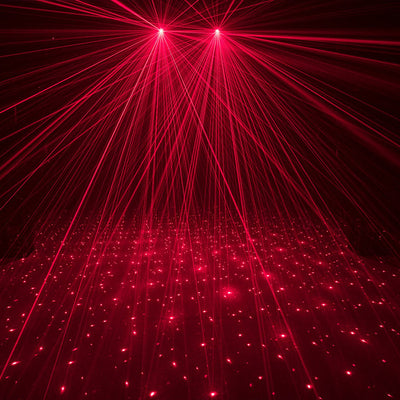 CR Dynamic Light Effect with RGBAW LED matrix, Black Light, Red Greed laser & Strobe