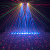 CR Dynamic Light Effect with RGBAW LED matrix, Black Light, Red Greed laser & Strobe