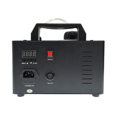 DL Geyser Vertical 1000W Tri-color RGB LED with Fluid Sensor Fog Machine come with Wireless Remote Control