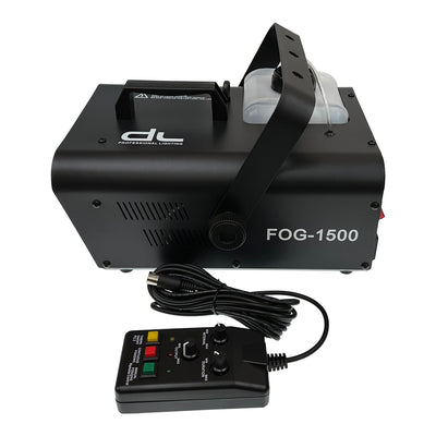 DL 1500W Smoke Machine with Wire and Wireless Remote Timer Flow Control DMX