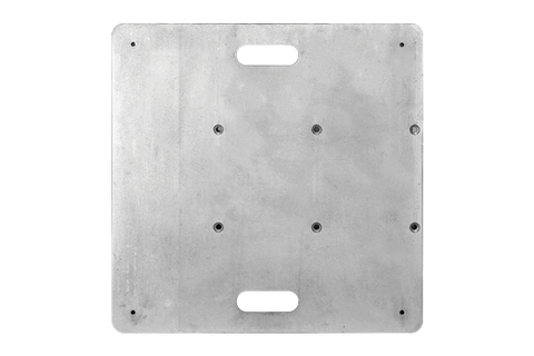 Event Lighting 290mm Spigot Box Truss Steel Base Plate (750mm) - ETRS3P08