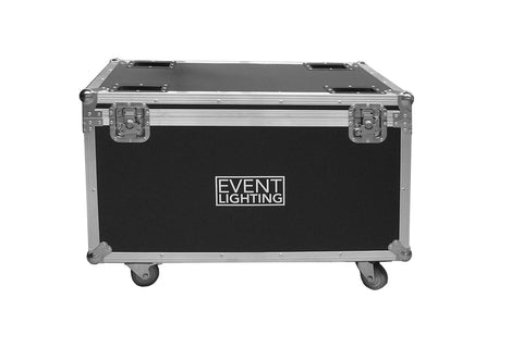 Event Lighting DEL24CASE4C - Charging Road case to suit 4 units of DELUGE24X12BH with power rail for charging