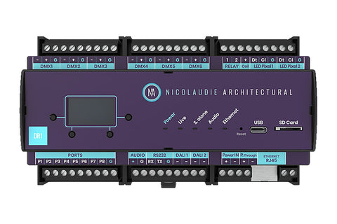 Event Lighting DINA-DR1 DIN Rail Mounted Lighting Controller