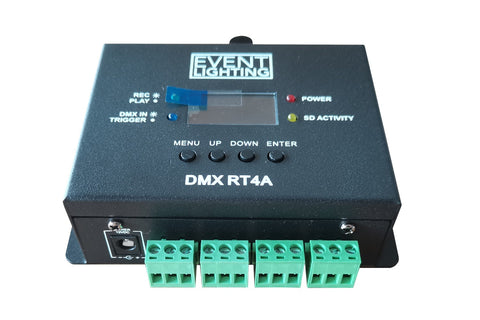 Event Lighting DMXRT4A - DMX and Audio Recorder/Trigger