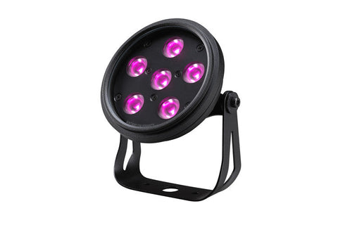 Event Lighting DFXIPS510 - IP65 6 x 1.9W 365nm UV LED 15 deg spot - Requires Dark Drive