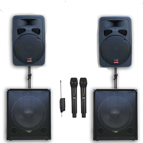 3000w Vocal Sound System - 2x 15