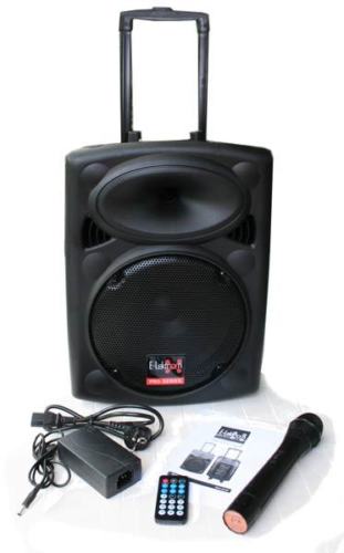 10" inch 500w Portable Bluetooth PA Speaker + 1 Wireless Microphone + Mic Stand