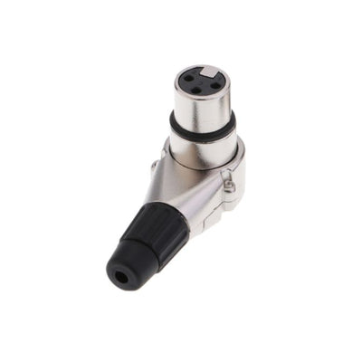 Heavy Duty XLR 3 Pin Male Female Right Angle Jacks 7 Position Adjustable