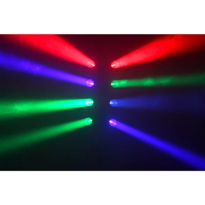 CR Lite 8 Heads LED Multi Color Beam RGBW LED Wash Effect DJ Disco Light