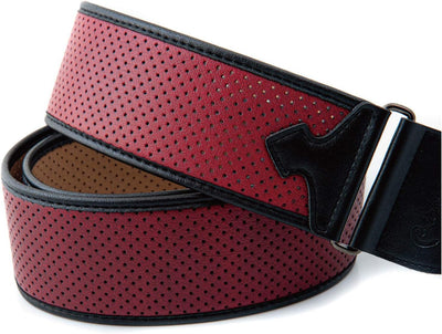 RightOn Guitar strap Monti Carlo Racing Red Talisman Collection