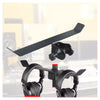 Music Mic Stand Clamp-On Double Hook For Headphones Tambourene Cowbell Cords  Accessories