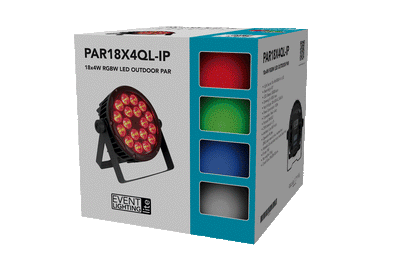 PAR18X4QL-IP - Outdoor Lite Par with 18 x 4W RGBW LEDs
