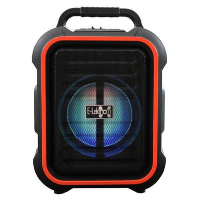 Portable Bluetooth Speaker with USB/SD/MP3 Rechargeable Battery Wireless Microphone FM Radio Remote Control LED Lighting Sound Equalization