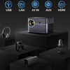 Auto Focus Android 9.0 Smart Native 1080p 16000 Lumen WIFI Bluetooth LED Projector Support 4K Media Home Outdoor Theater Cinema HDMI USB VGA With HIFI Speaker