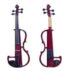 Electric Violin 4/4 Full Size with Hard Case, Bow, Bridge and Rosin + Optional Accessories