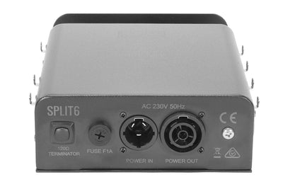 Event Lighting SPLIT6 - Indoor 6 Way DMX Splitter