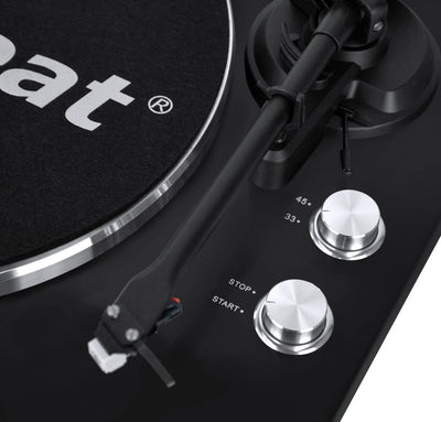 mbeat® PT-18K Bluetooth Turntable Player (MMC, USB, Anti-skating, Preamplifier)