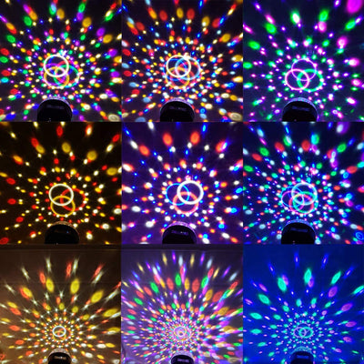 CR Lite LED Star Ball 6 X 3W Red Green Blue Purple Yellow White Effect Light IR Remote