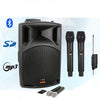 15" Inch 900w Bluetooth Wireless Linkable Portable PA Speaker Sound System Recording  + 4 UHF Handheld Mics