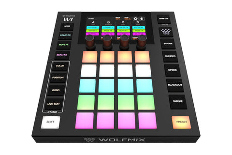 Event Lighting  WOLFMIXW1MK2 - Wolfmix W1 MK2 standalone performance DMX lighting controller