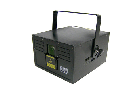 Event Lighting EL5000RGBPRO - 5W RGB Animation Laser. ILDA, RJ45, 30K Scanner - Road case included