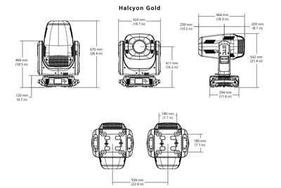HAL-G-UB-MI - Halcyon Gold, Ultra-Bright