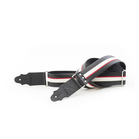 Right On Straps STANDARD PLUS Hotrod Black Guitar Strap