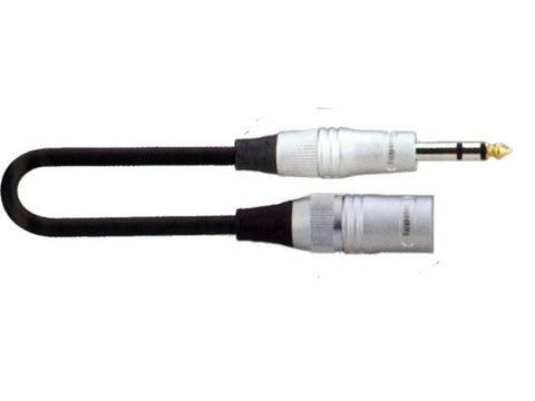 Event Lighting  MCMJSL10 - XLR 3-M to TS-M 6.35mm Jack Signal Lead (10m)