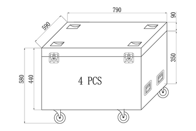 Event Lighting PAR19CASE - Road Case for Par 19