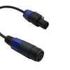 Australian Made Speakon Male / Speakon Female Extender Audio Adapter Lead Cable