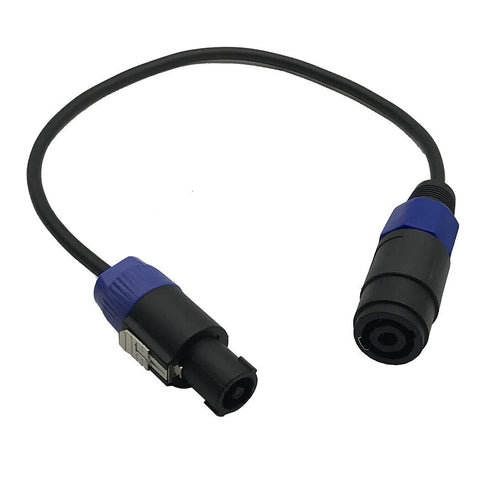 Australian Made Speakon Male / Speakon Female Extender Audio Adapter Lead Cable