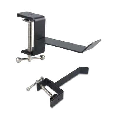 Music Mic Stand Clamp-On Double Hook For Headphones Tambourene Cowbell Cords  Accessories (Copy)