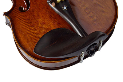 Violin 4/4 Full Size High Gloss with Rectangular Case, Bow, Bridge and Rosin