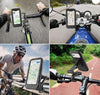 Waterproof Case Phone Holder Bike Mount on Handlebar For Delivery Drivers on Bicycle Motorcycle