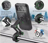 Waterproof Case Phone Holder Bike Mount on Handlebar For Delivery Drivers on Bicycle Motorcycle