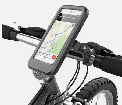 Waterproof Case Phone Holder Bike Mount on Handlebar For Delivery Drivers on Bicycle Motorcycle