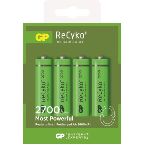 270AAHCB-C4 RECYKO 2600MAH AA BATTERIES 4P 2700 SERIES GP 270AAHCB-C4